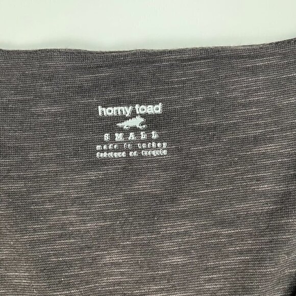 Horny Toad jersey dress 3/4 sleeves charcoal size small - Picture 5 of 8